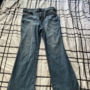 Madewell Blue High-Rise Flare Jeans